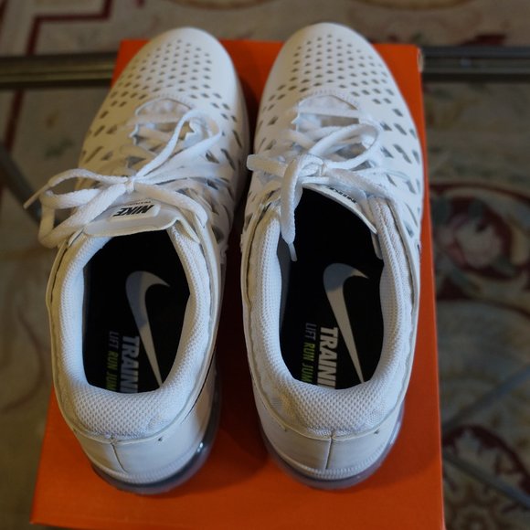 MEN\'S NIKE AIR 180 TRAINER WHITE / BLACK SZ  8.5 main image 8